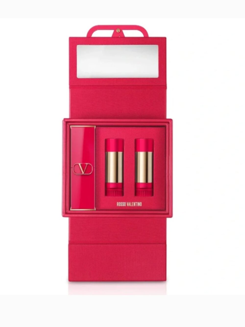 Limited Edition Valentino Rosso Valentino Couture Lipstick Set 100R 107A 22R NIB
